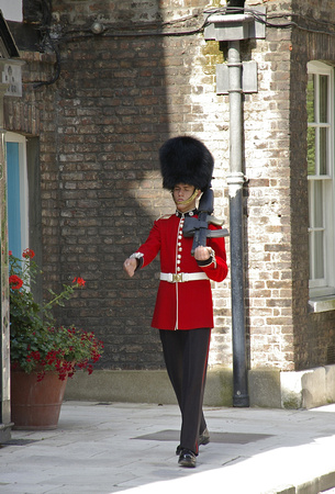 Guard at the Tower of London
