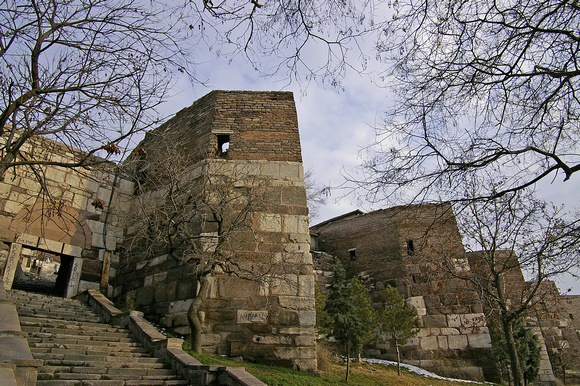 Ankara, Ottoman city walls (with Roman and Byzantine building blocks)