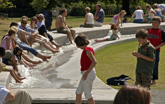 Princess of Wales Memorial Fountain at Hyde Park