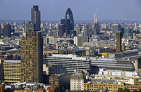 London Eye, view towards the "Gherkin"