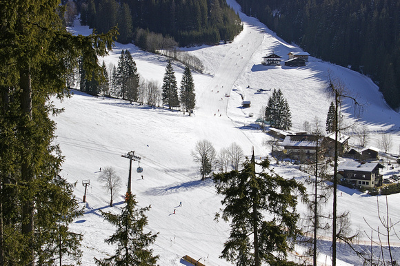 Ski slopes at Werfenweng (Zaglau)